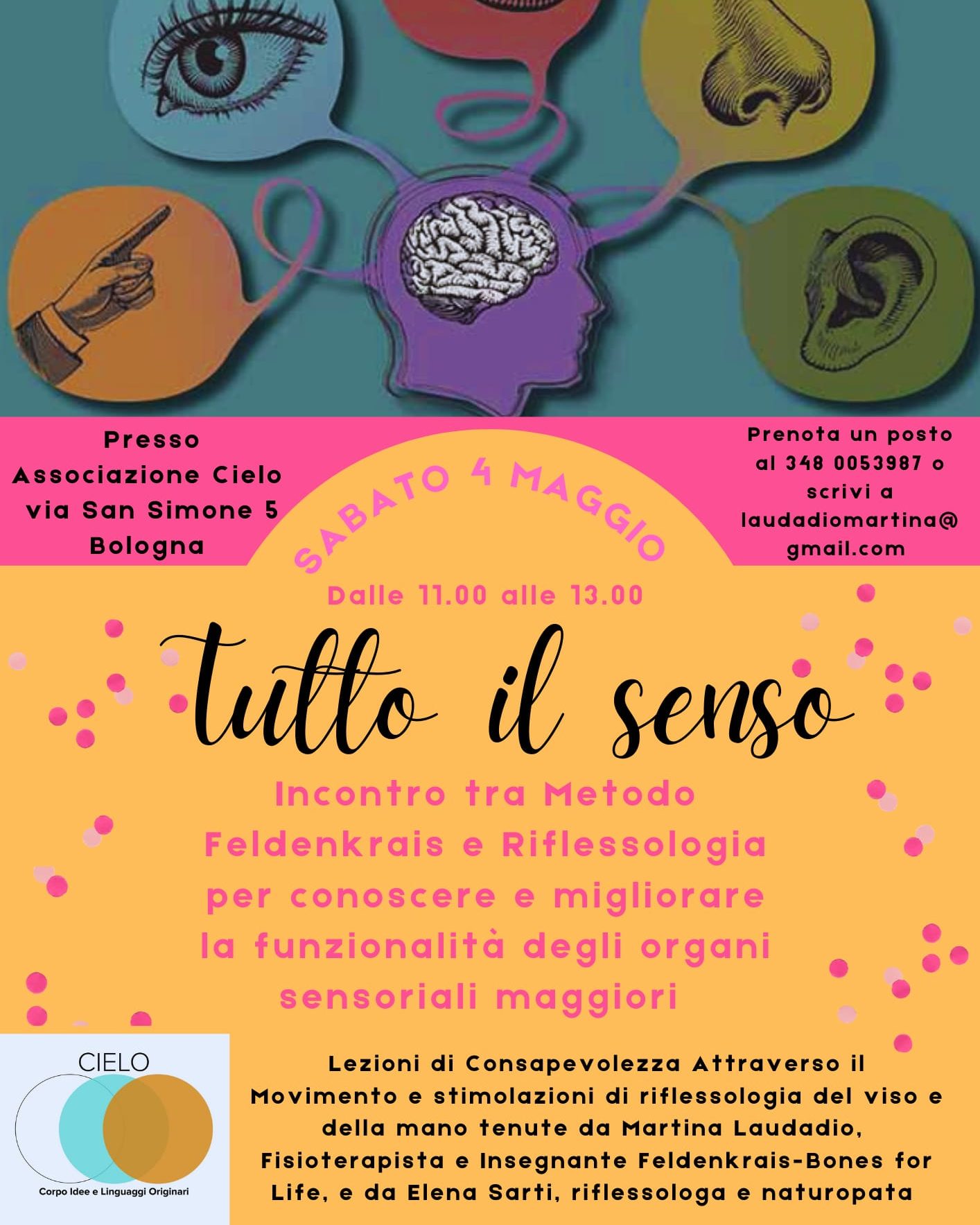 Tutto il senso incontro di Metodo Feldenkrais e Riflessologia